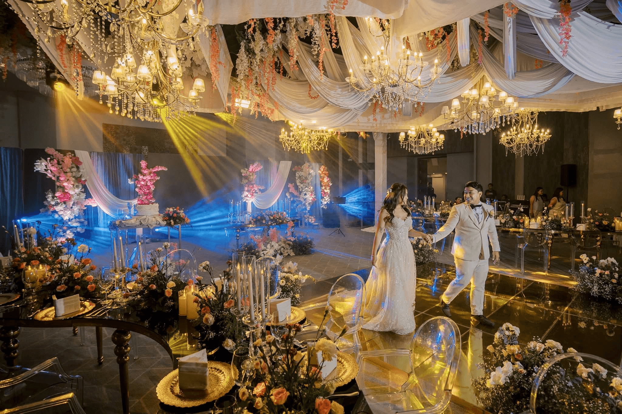 A Blooming Garden Reception