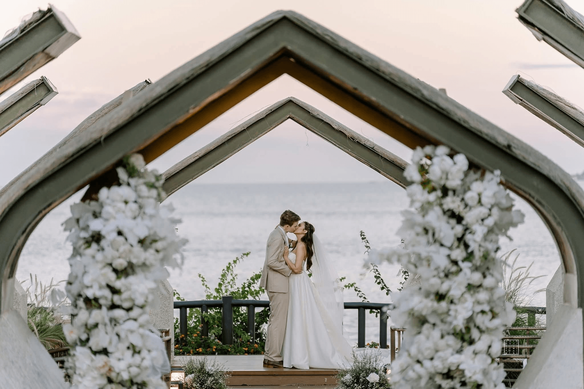 A Sunset Ceremony by the Sea