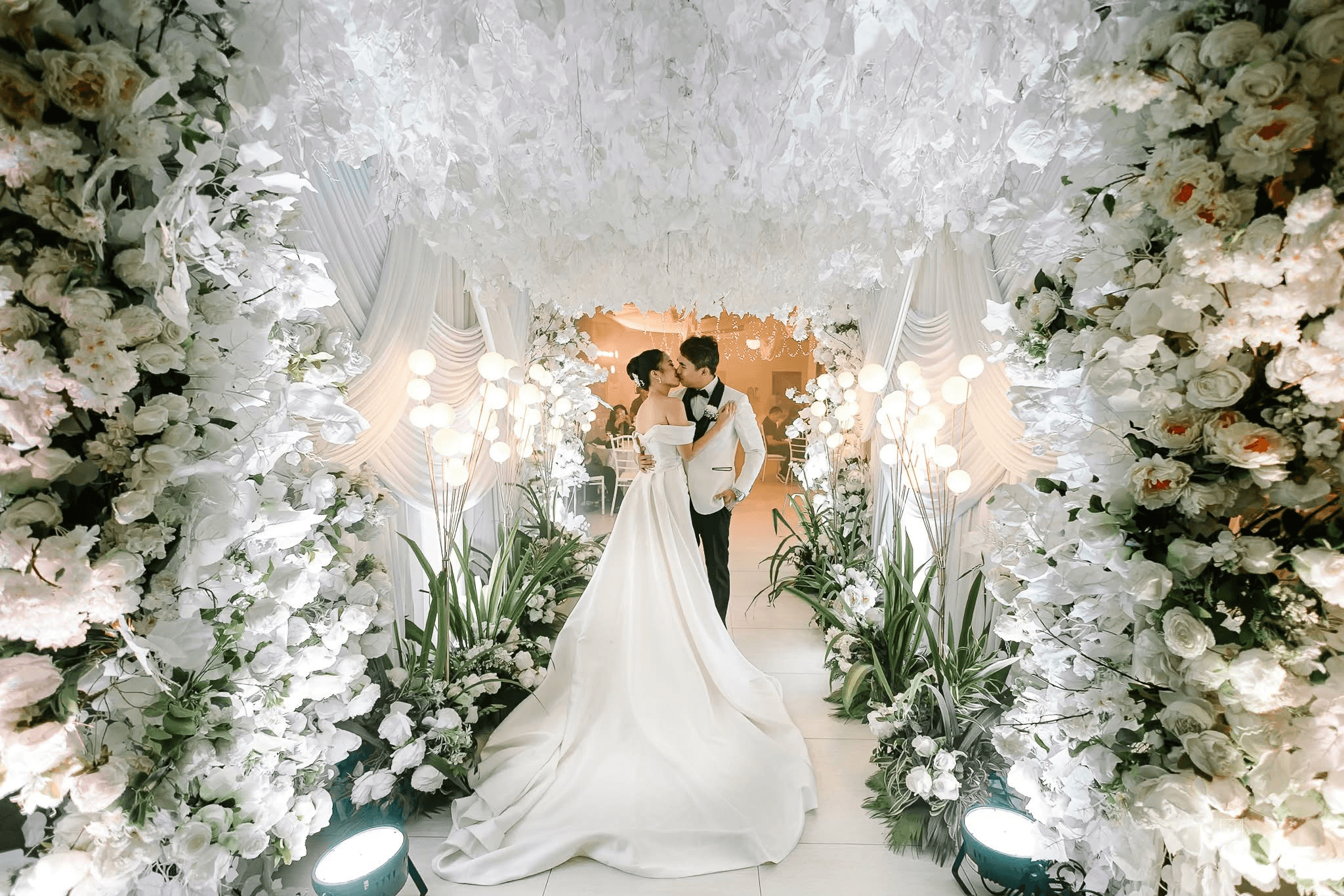 A Cathedral of White Florals